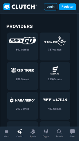 Clutch Casino Game Developers