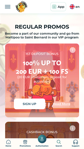 Cobber Casino Promotions Mobile