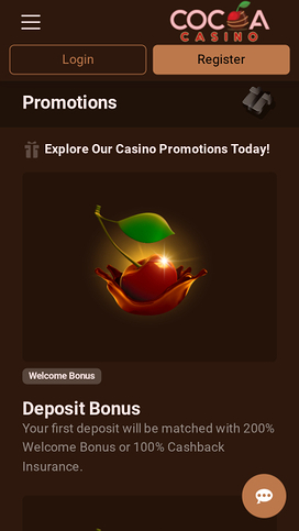 Cocoa Casino Promotions Mobile