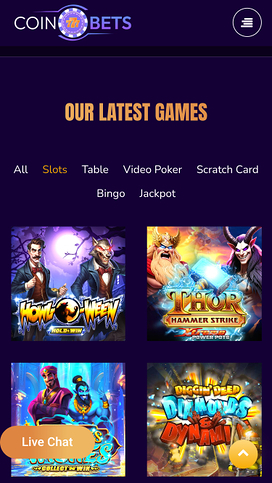 CoinBets777 Casino Games Mobile