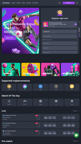 Coinplay Casino Homepage Mobile