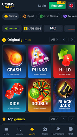 Coins Game Casino Games Mobile