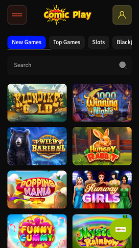 ComicPlay Casino Games Mobile