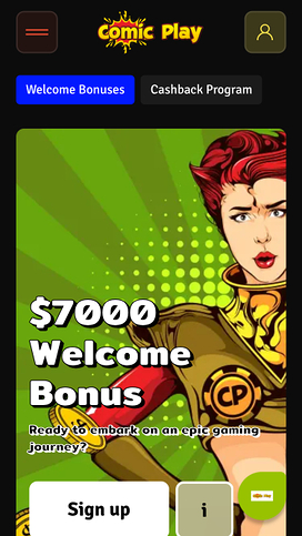 ComicPlay Casino Promotions Mobile