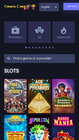Conquer Casino Games Mobile