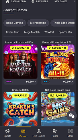 Coolbet Jackpot Mobile