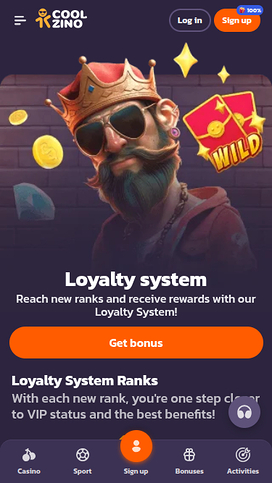 Programa VIP de Coolzino Casino Móvil