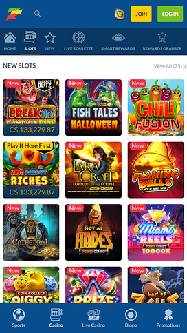 Coral Casino Games Mobile