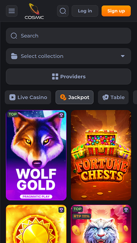 Cosmicslot Casino Jackpot Mobile
