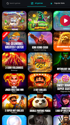 Cosmobet Games Mobile