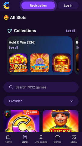 Cosmolot Casino Mobile Games