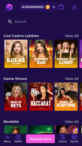 Crashino Live Dealer Mobile