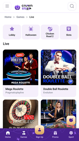 Crown Slots Casino Live Dealer Mobile