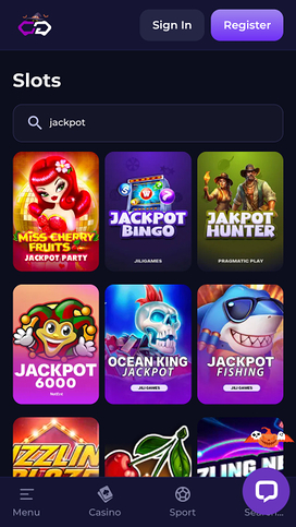 Crypto Games Jackpot Mobile