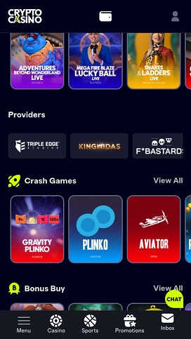 Cryptocasino.com Game Developers Mobile