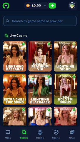 Cybet Casino Live Dealer Mobile