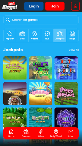 Daily Record Bingo Jackpot Mobile