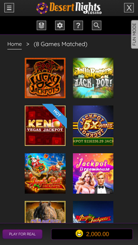 Desert Nights Casino Jackpot Mobile