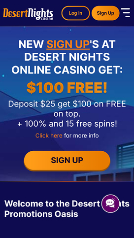 Desert Nights Casino Promotions Mobile