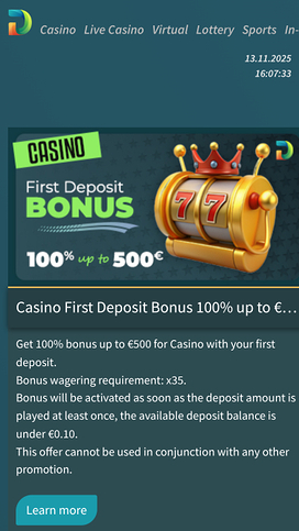 Destinobet Casino Promotions Mobile