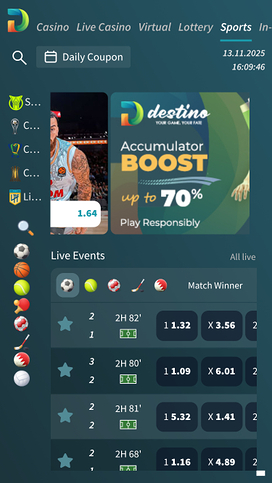 Destinobet Casino Sports Mobile