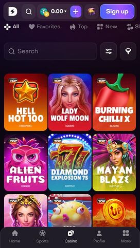 Dexsport Casino Mobile Image Games