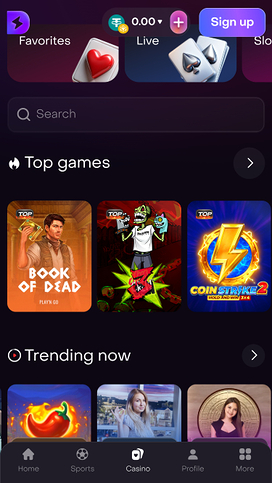 Dexsport Casino Games Mobile