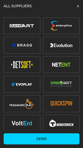 Desarrolladores de juegos móviles de Directionbet Casino