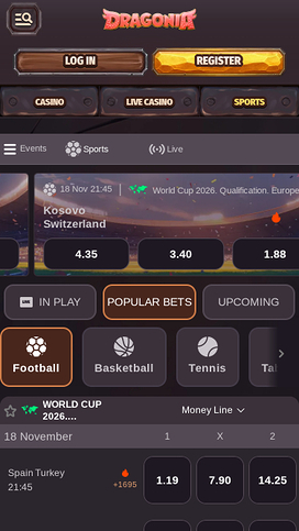 Dragonia Casino Sports Mobile
