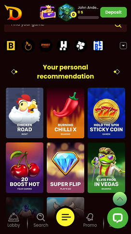 Juegos de casino DragonSlots para móviles
