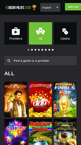 Dream Palace Casino Games Mobile