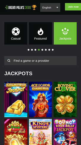 Dream Palace Casino Jackpot Mobile