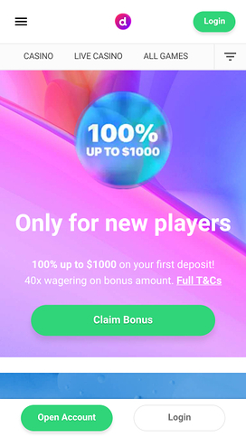 Dreamz Casino Promotions Mobile