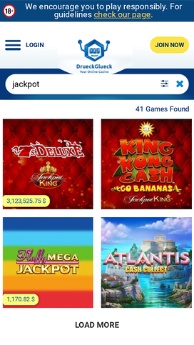 DrueckGlueck Casino Jackpot Mobile