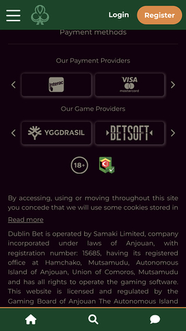 Dublinbet Casino Game Developers Mobile