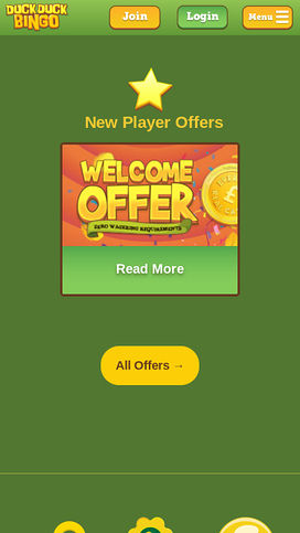 Duck Duck Bingo Promotions Mobile