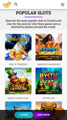 Ducky Luck Casino Games Mobile