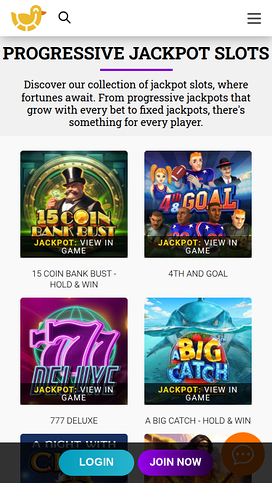 Ducky Luck Casino Jackpot Mobile