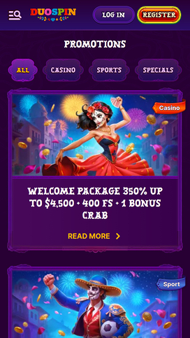 Duospin Casino Promotions Mobile