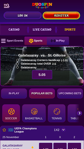 Duospin Casino Sports Mobile