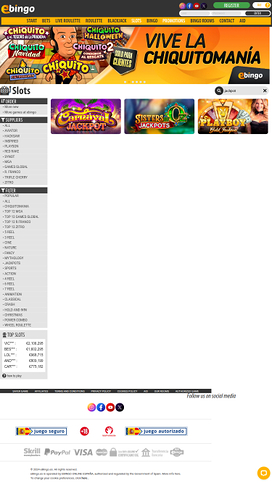 Ebingo Jackpot Mobile