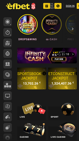 Efbet Homepage Mobile