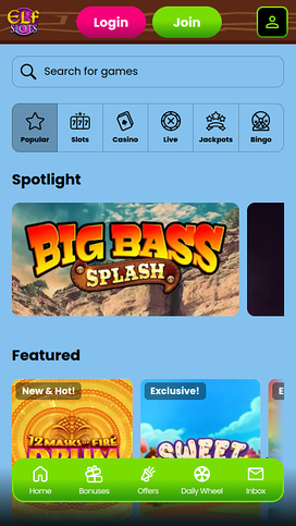 Elf Slots Casino Games Mobile