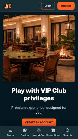 Emberbet Casino Móvil VIP