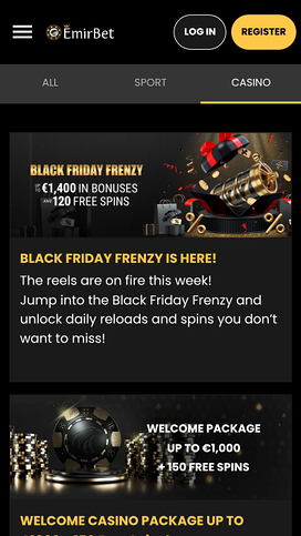 EmirBet Promotions Mobile