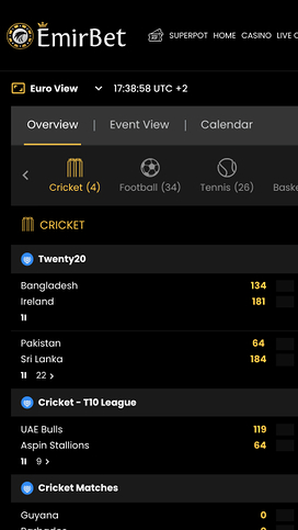 EmirBet Sports Mobile