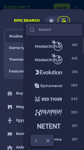 EpicBet Casino Game Developers Mobile
