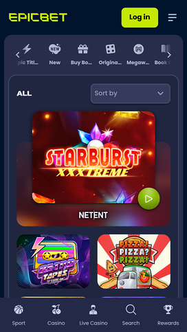EpicBet Casino Games Mobile