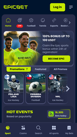 EpicBet Casino Sports Mobile