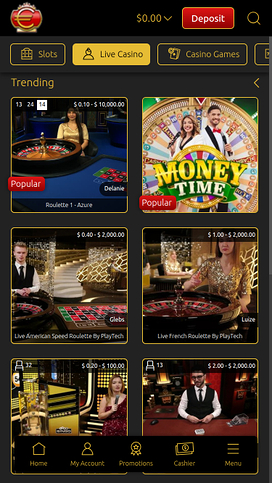 Euro King Casino Live Dealer Mobile